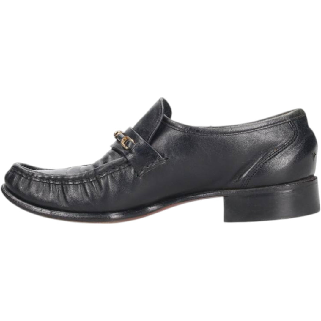 Florsheim Bit Loafers, Made in USA, 6D Men's 23.0cm genuine leather black type Vintage Second Hand