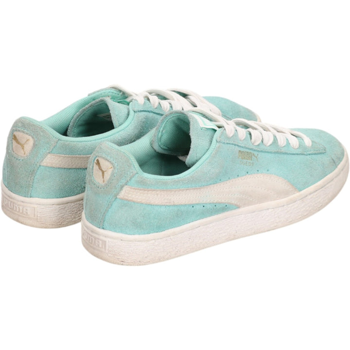 PUMA SUEDE CLASSIC Suede Sneakers 5 Women's 23.5cm suede Mint green Vintage Second Hand