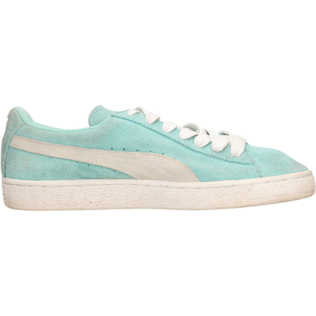 PUMA SUEDE CLASSIC Suede Sneakers 5 Women's 23.5cm suede Mint green Vintage Second Hand