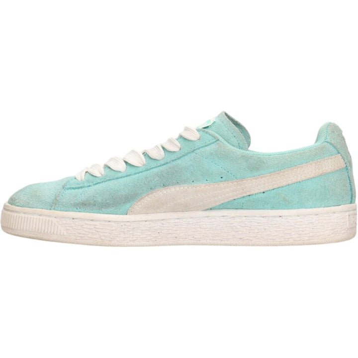 PUMA SUEDE CLASSIC Suede Sneakers 5 Women's 23.5cm suede Mint green Vintage Second Hand