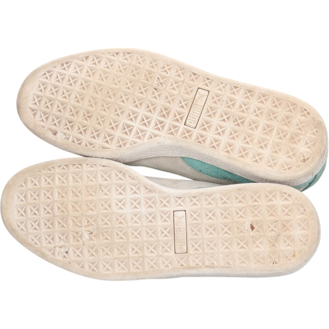 PUMA SUEDE CLASSIC Suede Sneakers 5 Women's 23.5cm suede Mint green Vintage Second Hand