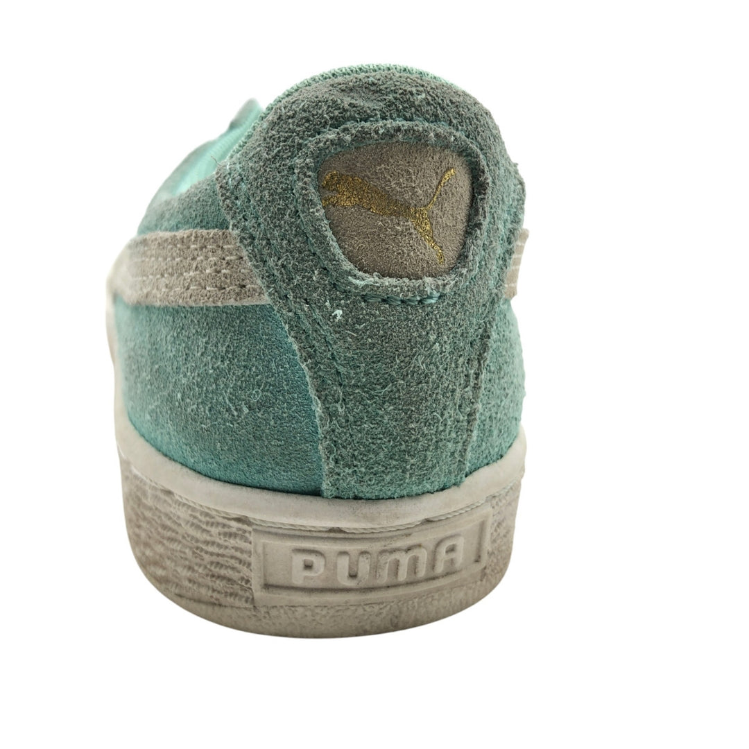 PUMA SUEDE CLASSIC Suede Sneakers 5 Women's 23.5cm suede Mint green Vintage Second Hand