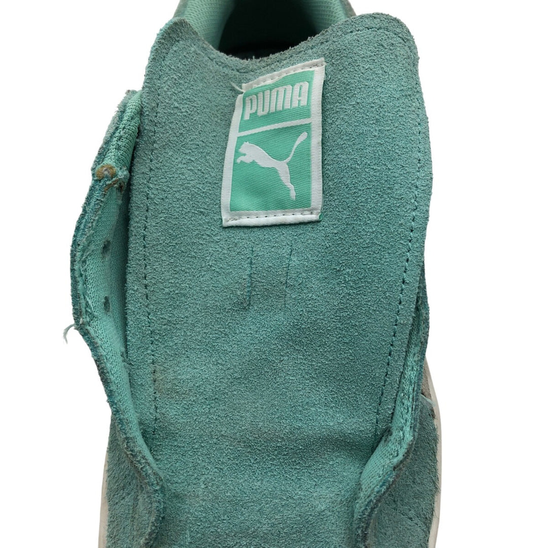PUMA SUEDE CLASSIC Suede Sneakers 5 Women's 23.5cm suede Mint green Vintage Second Hand