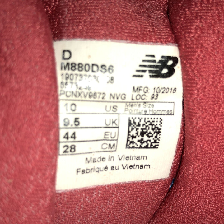 New Balance 886V6 RunDisney Toy Story Mania Running Shoes 10 Men's 28.0cm unclear orange type Vintage Second Hand