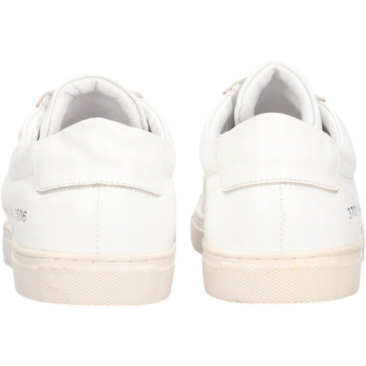 Common Projects 3701 ORIGINAL ACHILLES LOW Original Achilles Low Leather Sneakers 44 Men's 27.0cm genuine leather white type Vintage Second Hand