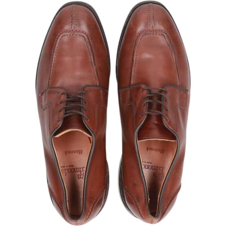 Allen Edmonds HANCOCK U-Tip Shoes Made in USA 9D Men's 27.0cm genuine leather brown type Vintage Second Hand