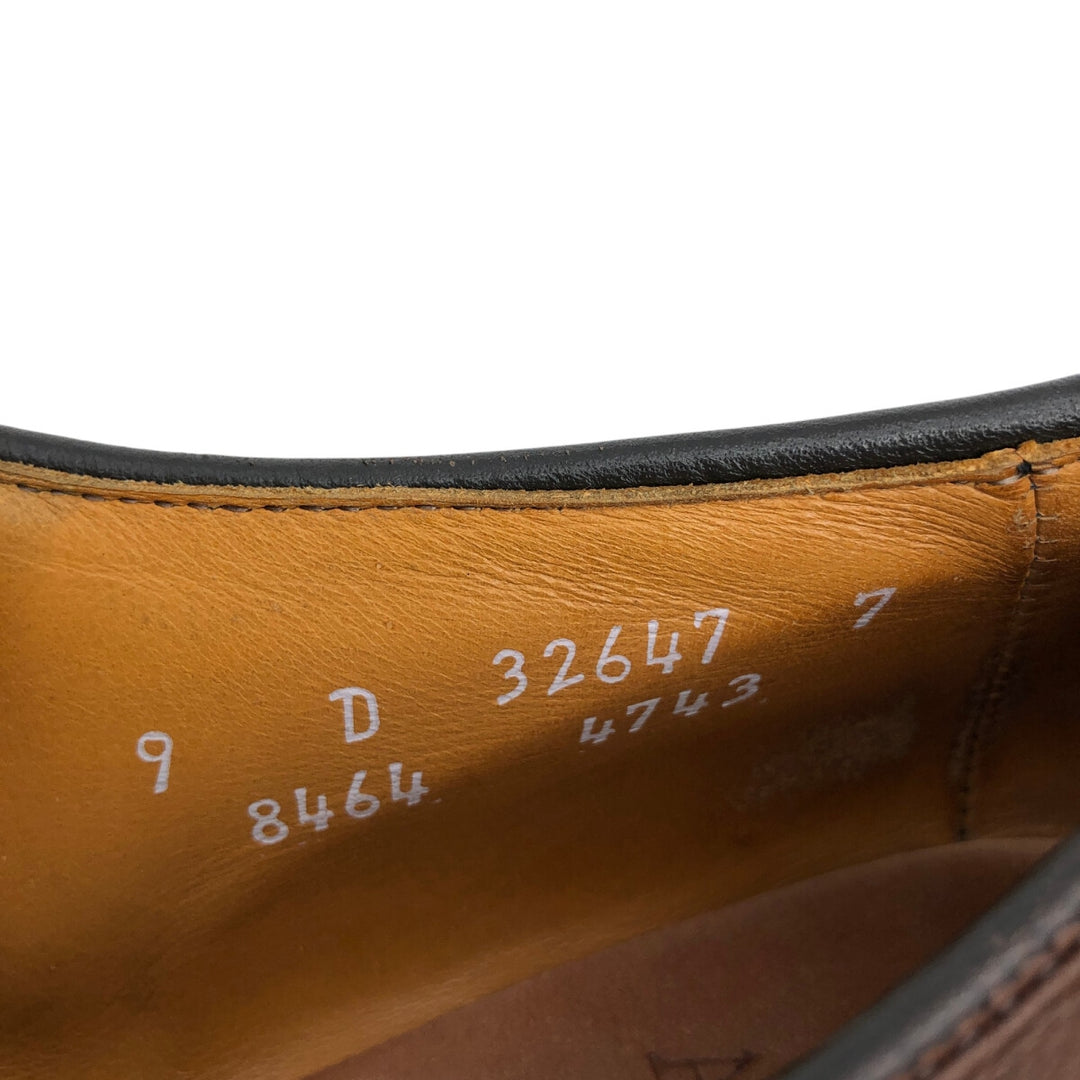 Allen Edmonds HANCOCK U-Tip Shoes Made in USA 9D Men's 27.0cm genuine leather brown type Vintage Second Hand