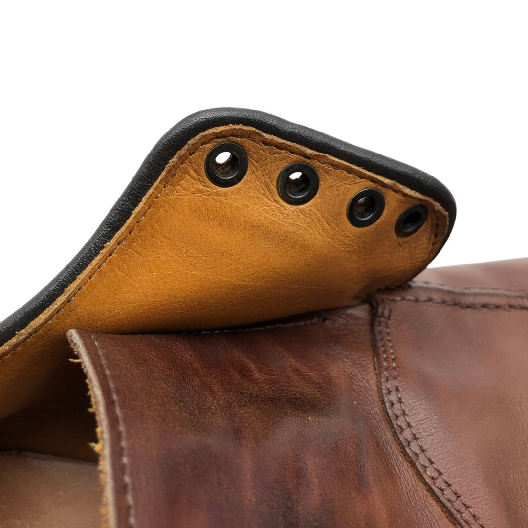 Allen Edmonds HANCOCK U-Tip Shoes Made in USA 9D Men's 27.0cm genuine leather brown type Vintage Second Hand