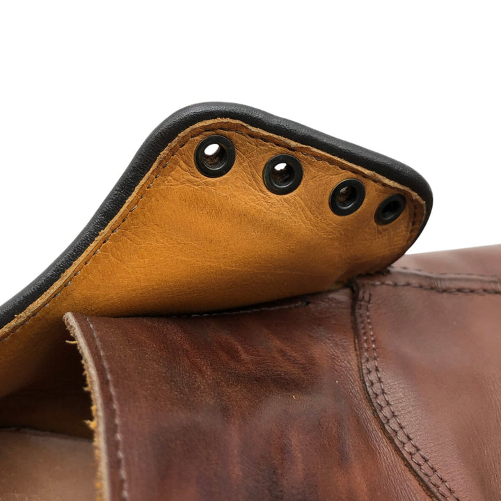 Allen Edmonds HANCOCK U-Tip Shoes Made in USA 9D Men's 27.0cm genuine leather brown type Vintage Second Hand