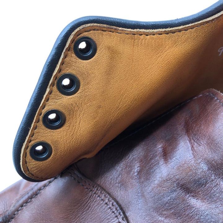 Allen Edmonds HANCOCK U-Tip Shoes Made in USA 9D Men's 27.0cm genuine leather brown type Vintage Second Hand