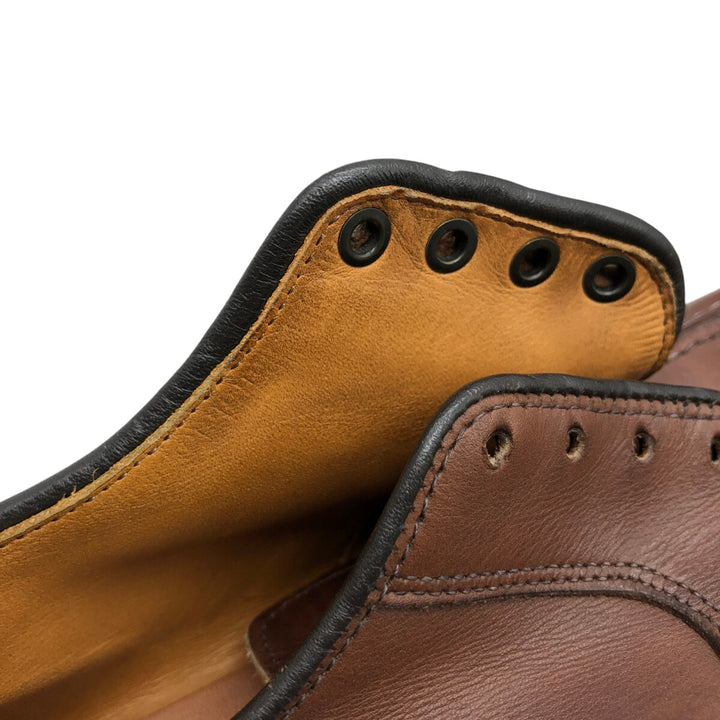 Allen Edmonds HANCOCK U-Tip Shoes Made in USA 9D Men's 27.0cm genuine leather brown type Vintage Second Hand
