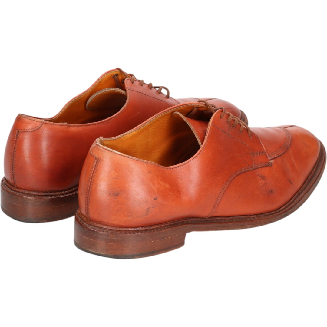 Tricker's LANCINI U-tip shoes, size 9.5 Men's 28.0cm genuine leather brown type Vintage Second Hand