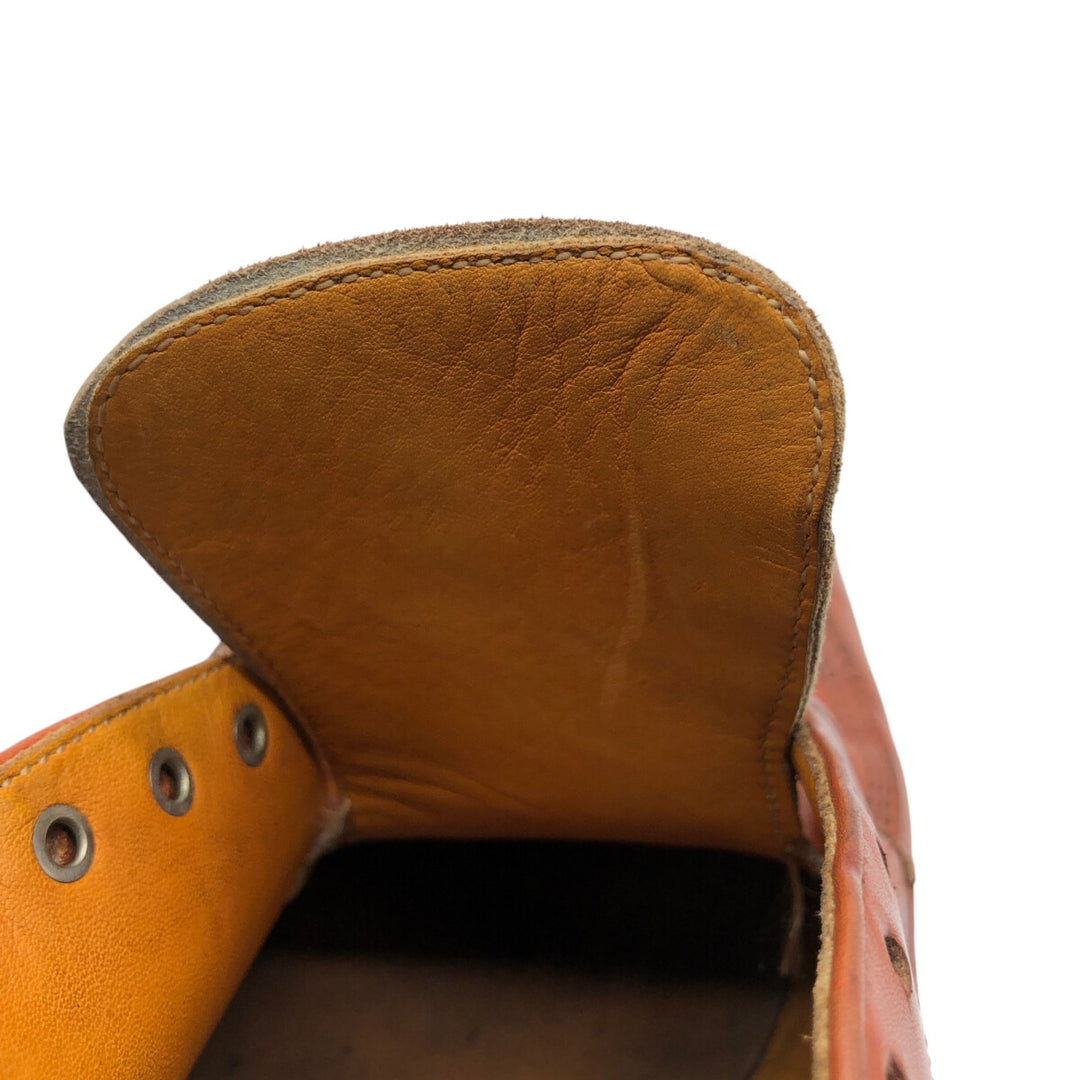Tricker's LANCINI U-tip shoes, size 9.5 Men's 28.0cm genuine leather brown type Vintage Second Hand