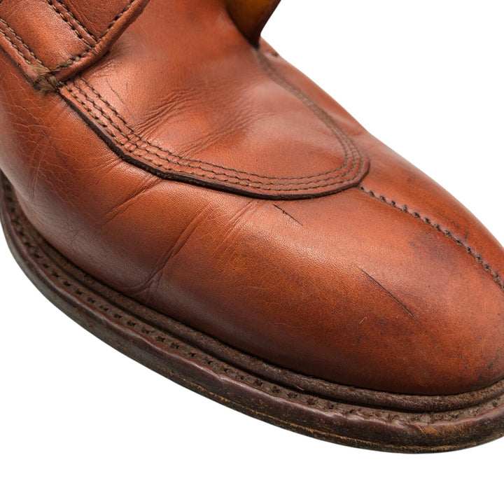 Tricker's LANCINI U-tip shoes, size 9.5 Men's 28.0cm genuine leather brown type Vintage Second Hand