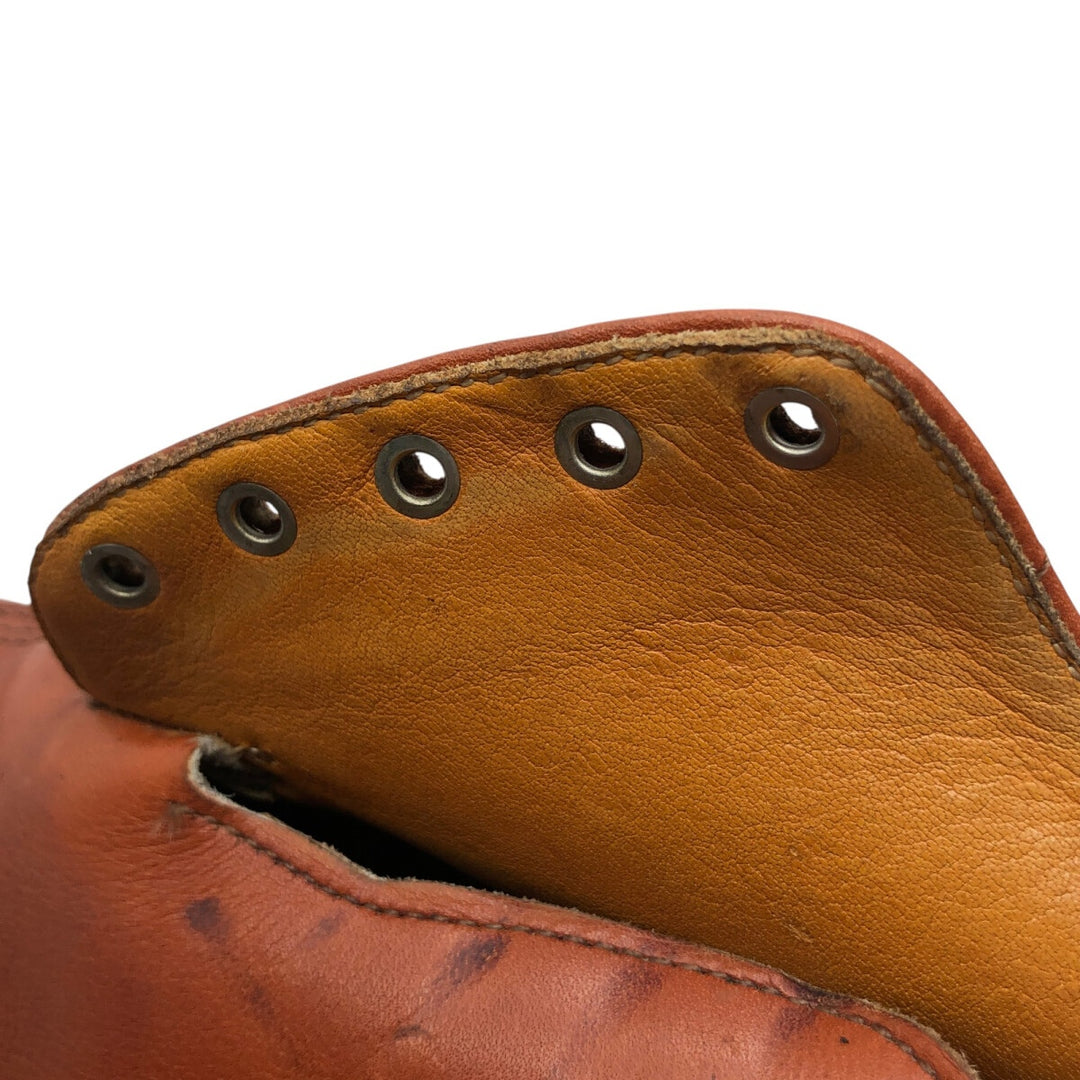 Tricker's LANCINI U-tip shoes, size 9.5 Men's 28.0cm genuine leather brown type Vintage Second Hand