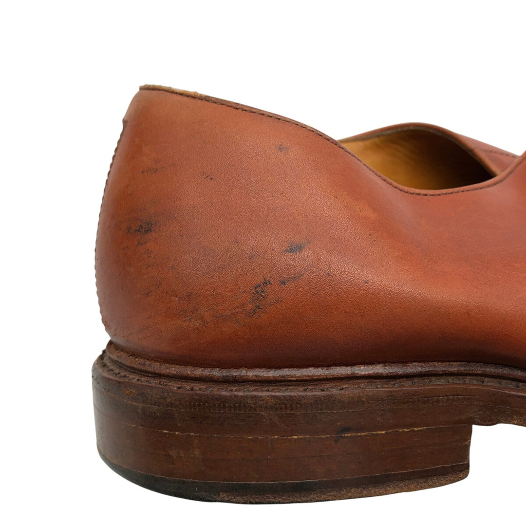 Tricker's LANCINI U-tip shoes, size 9.5 Men's 28.0cm genuine leather brown type Vintage Second Hand