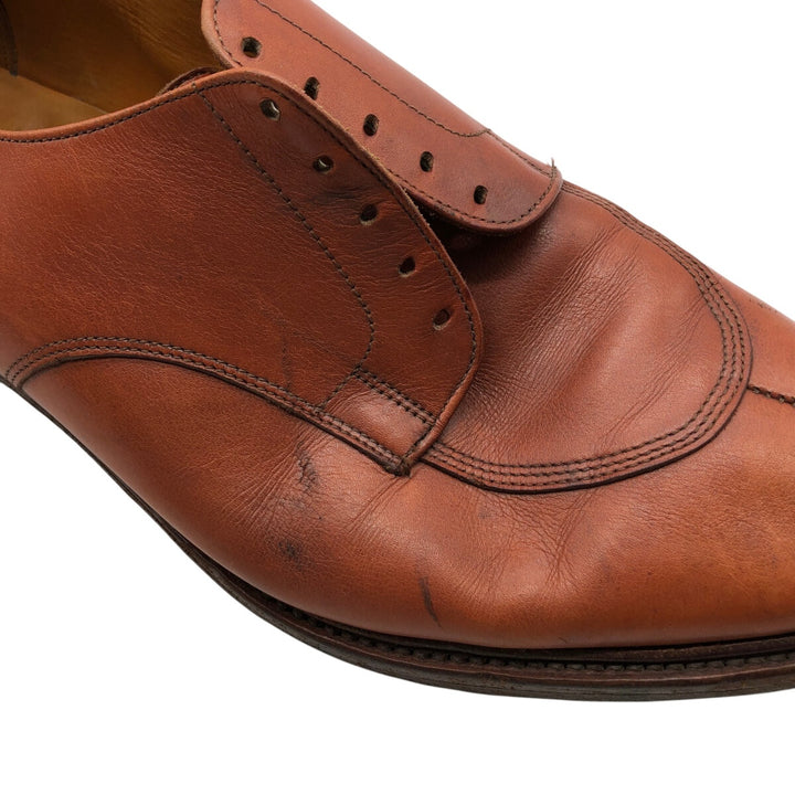 Tricker's LANCINI U-tip shoes, size 9.5 Men's 28.0cm genuine leather brown type Vintage Second Hand