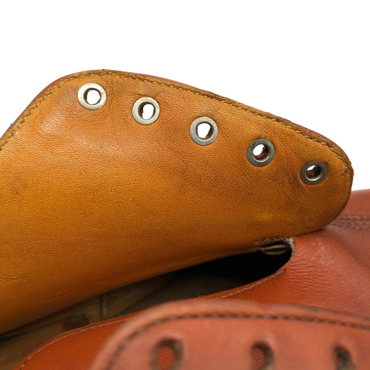 Tricker's LANCINI U-tip shoes, size 9.5 Men's 28.0cm genuine leather brown type Vintage Second Hand