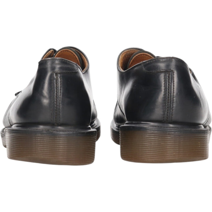 Dr. Martens Steel Toe 3 Hole Shoes Made in England 6 Men's 9.8" equivalent /saa013513 Men's 25.0cm genuine leather black type Vintage Second Hand