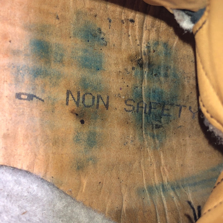 Dr. Martens Steel Toe 3 Hole Shoes Made in England 6 Men's 9.8" equivalent /saa013513 Men's 25.0cm genuine leather black type Vintage Second Hand