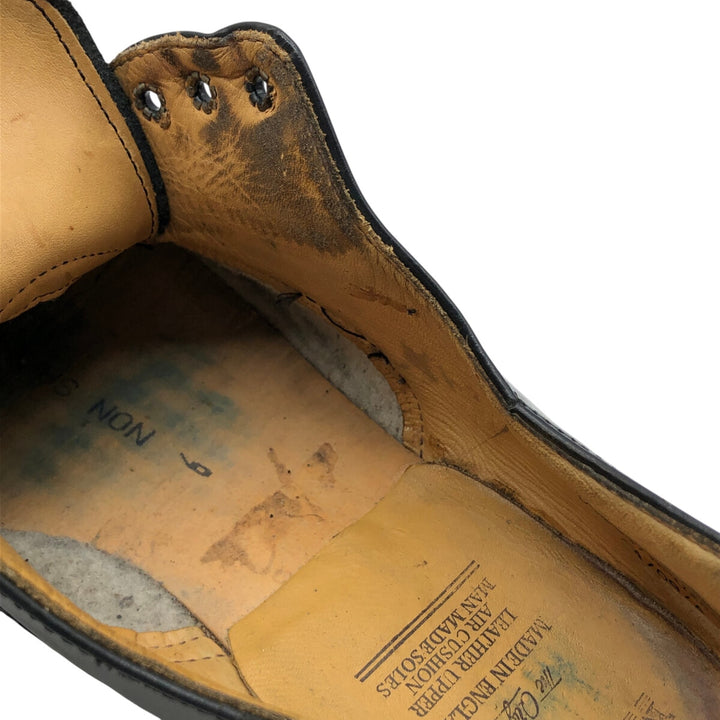 Dr. Martens Steel Toe 3 Hole Shoes Made in England 6 Men's 9.8" equivalent /saa013513 Men's 25.0cm genuine leather black type Vintage Second Hand