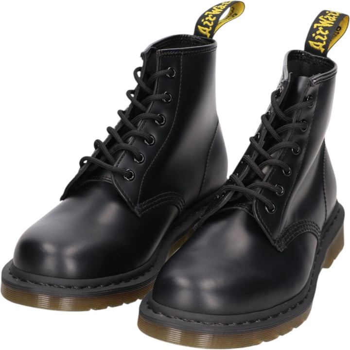 Dr. Martens 6-hole boots 8 Men's 27.0cm genuine leather black type Vintage Second Hand