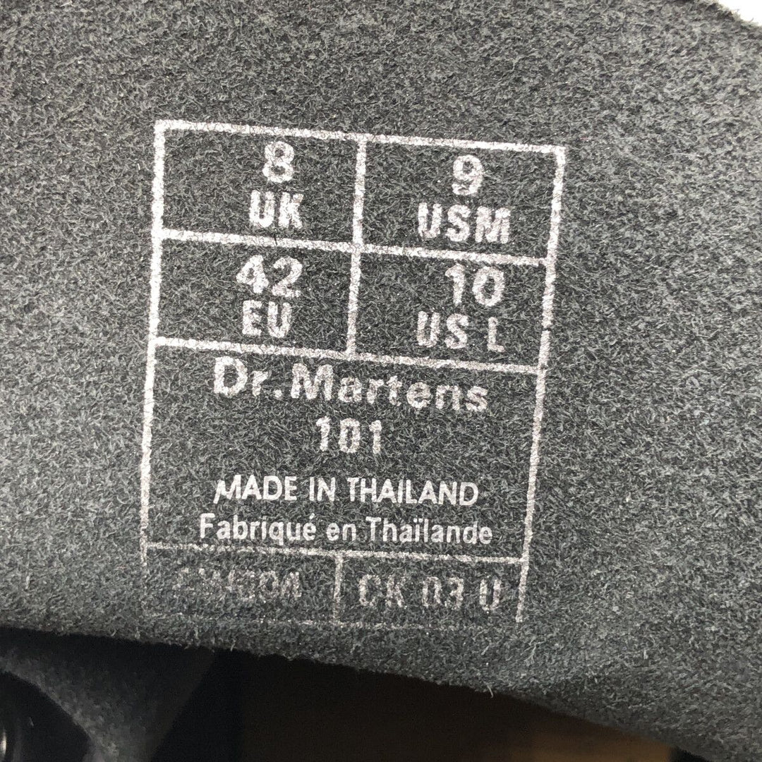 Dr. Martens 6-hole boots 8 Men's 27.0cm genuine leather black type Vintage Second Hand