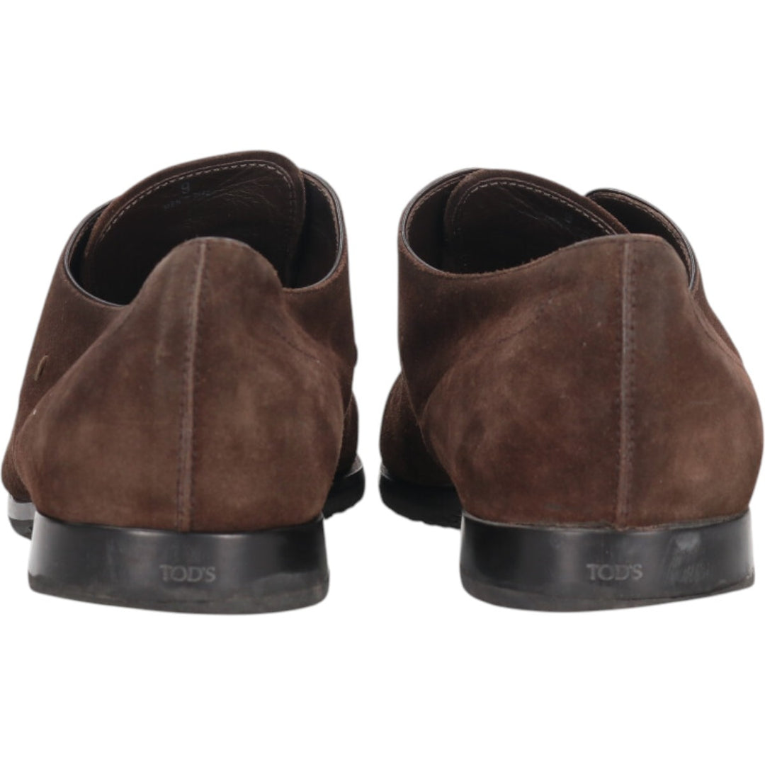 Tod's U-tip shoes, made in Italy, size 9 Men's 27.5cm Genuine Leather Suede brown type Vintage Second Hand