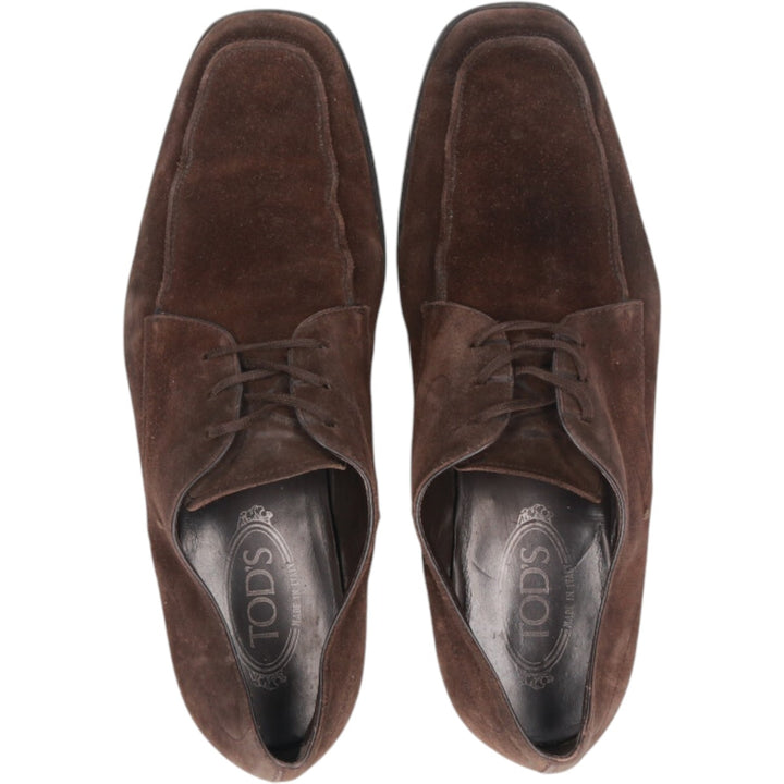 Tod's U-tip shoes, made in Italy, size 9 Men's 27.5cm Genuine Leather Suede brown type Vintage Second Hand