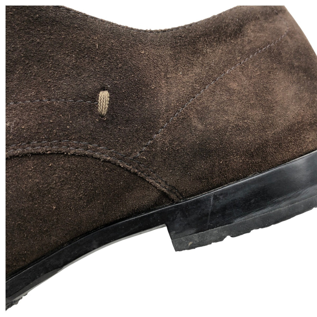 Tod's U-tip shoes, made in Italy, size 9 Men's 27.5cm Genuine Leather Suede brown type Vintage Second Hand