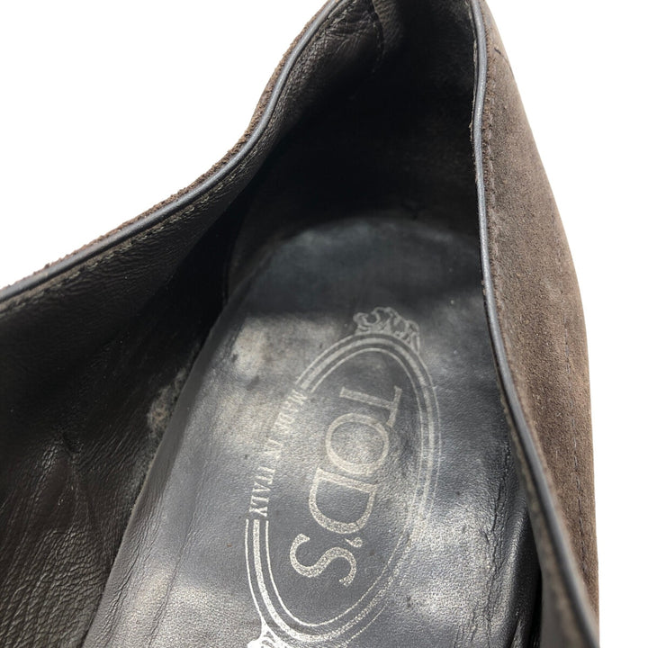 Tod's U-tip shoes, made in Italy, size 9 Men's 27.5cm Genuine Leather Suede brown type Vintage Second Hand