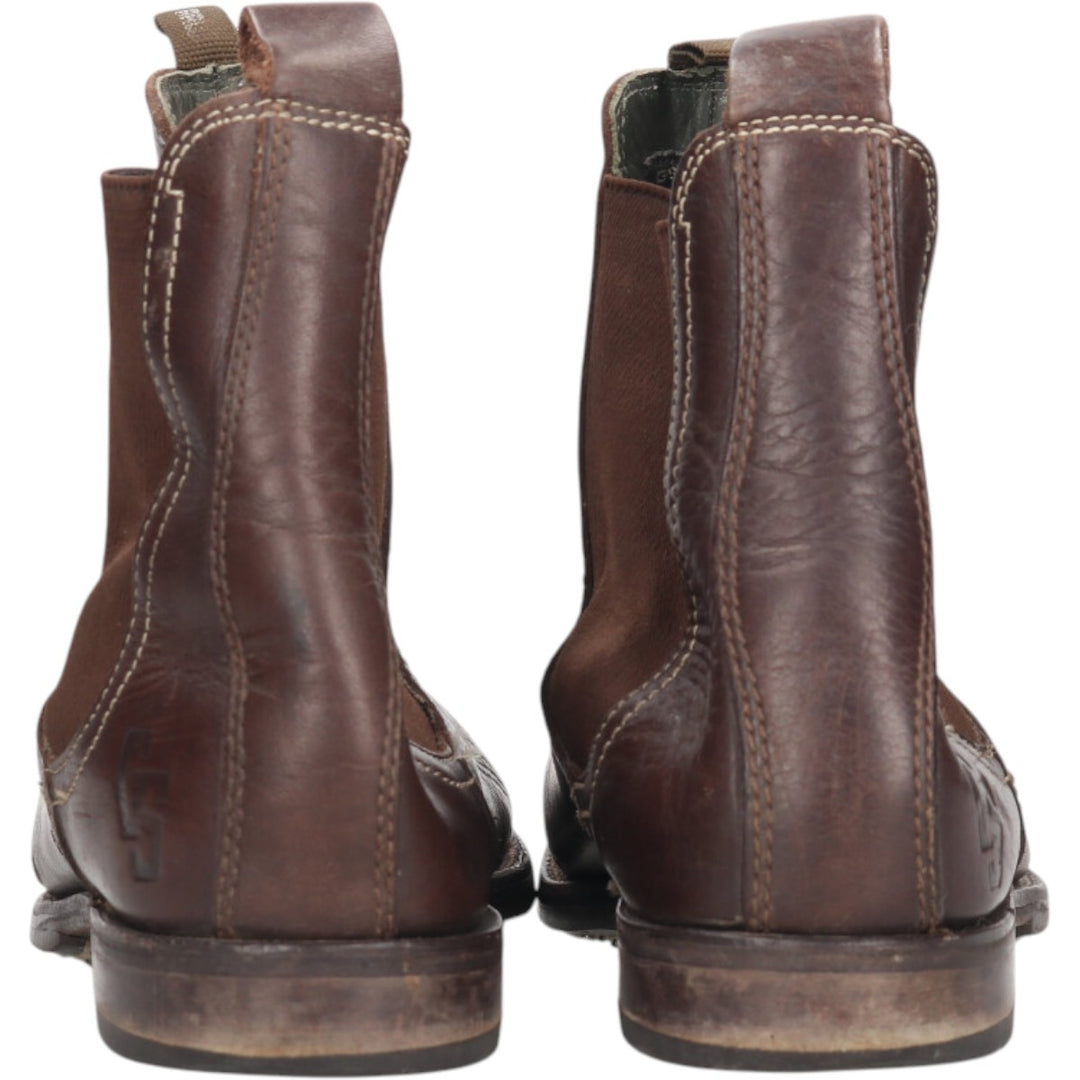 G-STAR RAW FOOTWEAR Side Gore Boots 9 Men's 27.0cm genuine leather brown type Vintage Second Hand