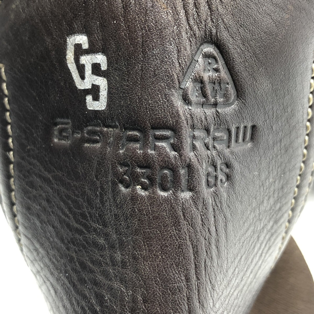 G-STAR RAW FOOTWEAR Side Gore Boots 9 Men's 27.0cm genuine leather brown type Vintage Second Hand