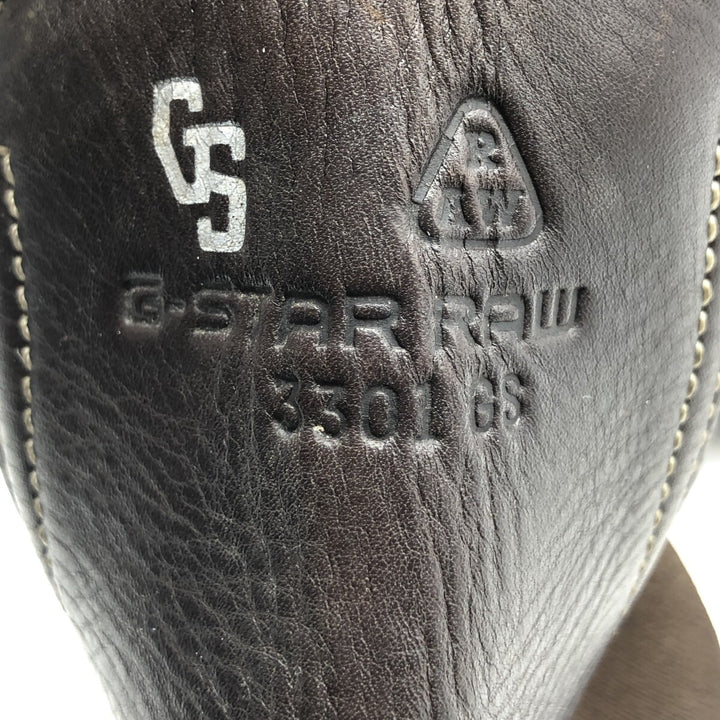 G-STAR RAW FOOTWEAR Side Gore Boots 9 Men's 27.0cm genuine leather brown type Vintage Second Hand