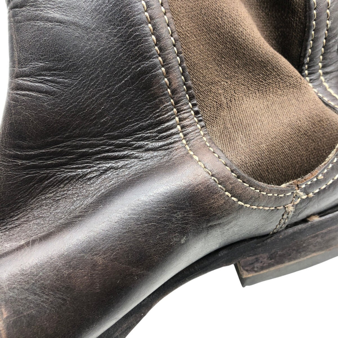 G-STAR RAW FOOTWEAR Side Gore Boots 9 Men's 27.0cm genuine leather brown type Vintage Second Hand