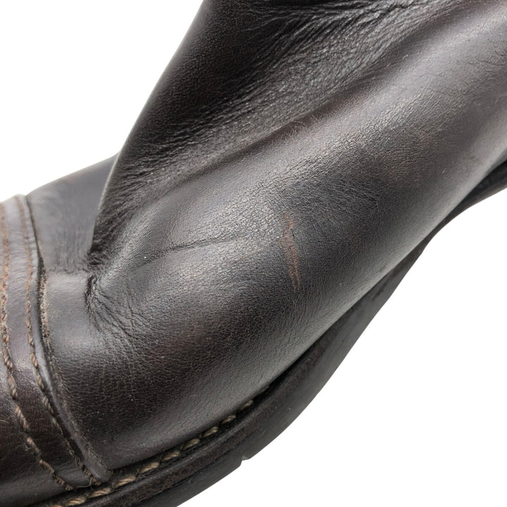 G-STAR RAW FOOTWEAR Side Gore Boots 9 Men's 27.0cm genuine leather brown type Vintage Second Hand