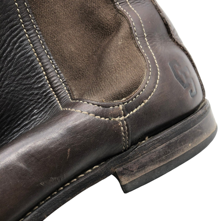 G-STAR RAW FOOTWEAR Side Gore Boots 9 Men's 27.0cm genuine leather brown type Vintage Second Hand