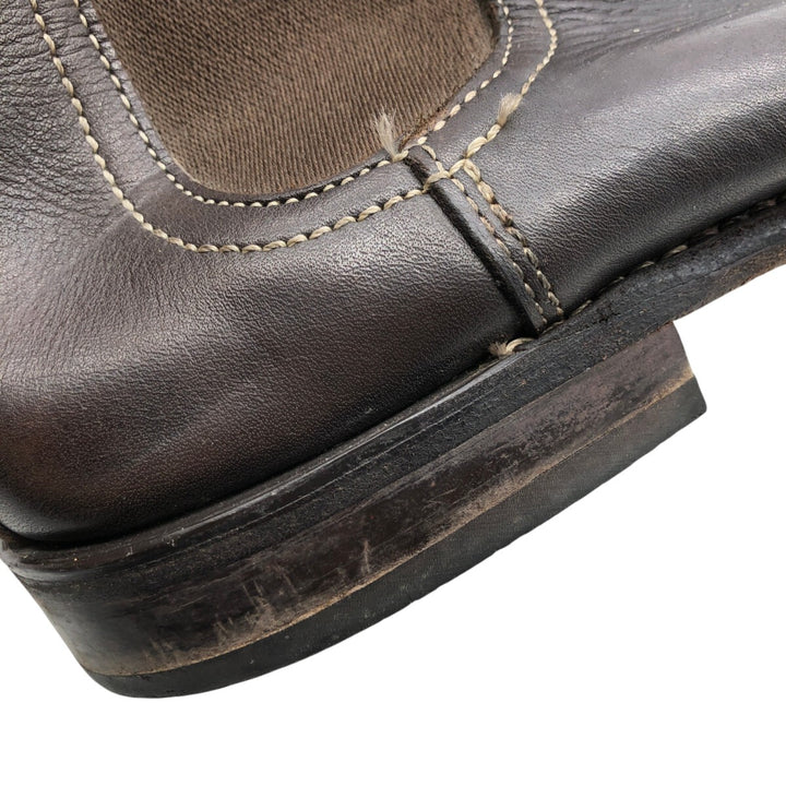 G-STAR RAW FOOTWEAR Side Gore Boots 9 Men's 27.0cm genuine leather brown type Vintage Second Hand
