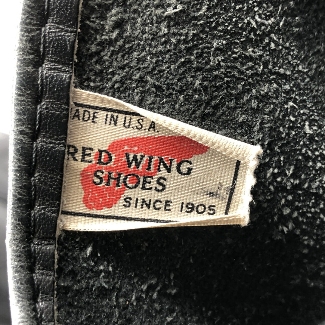 Red Wing Pecos Boots Made in USA Men's 28.0cm genuine leather black type Vintage Second Hand