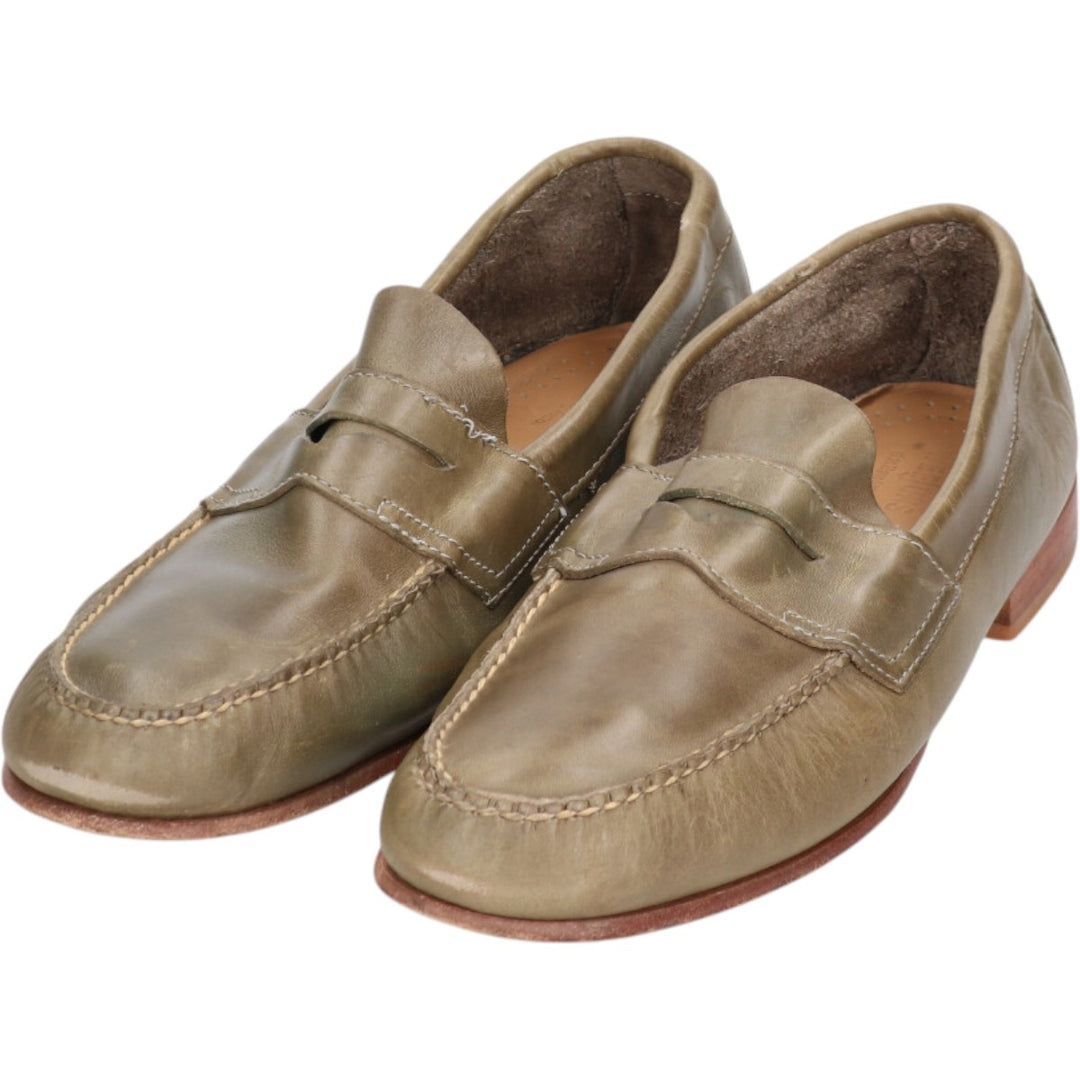 GHBass WEEJUNS coin loafers Men's 26.5cm unclear Khaki type Vintage Second Hand
