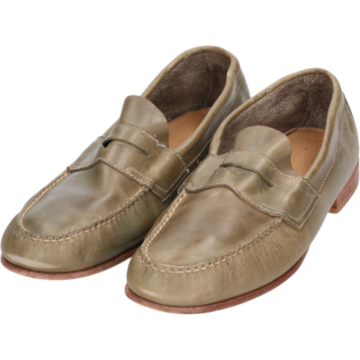 GHBass WEEJUNS coin loafers Men's 26.5cm unclear Khaki type Vintage Second Hand
