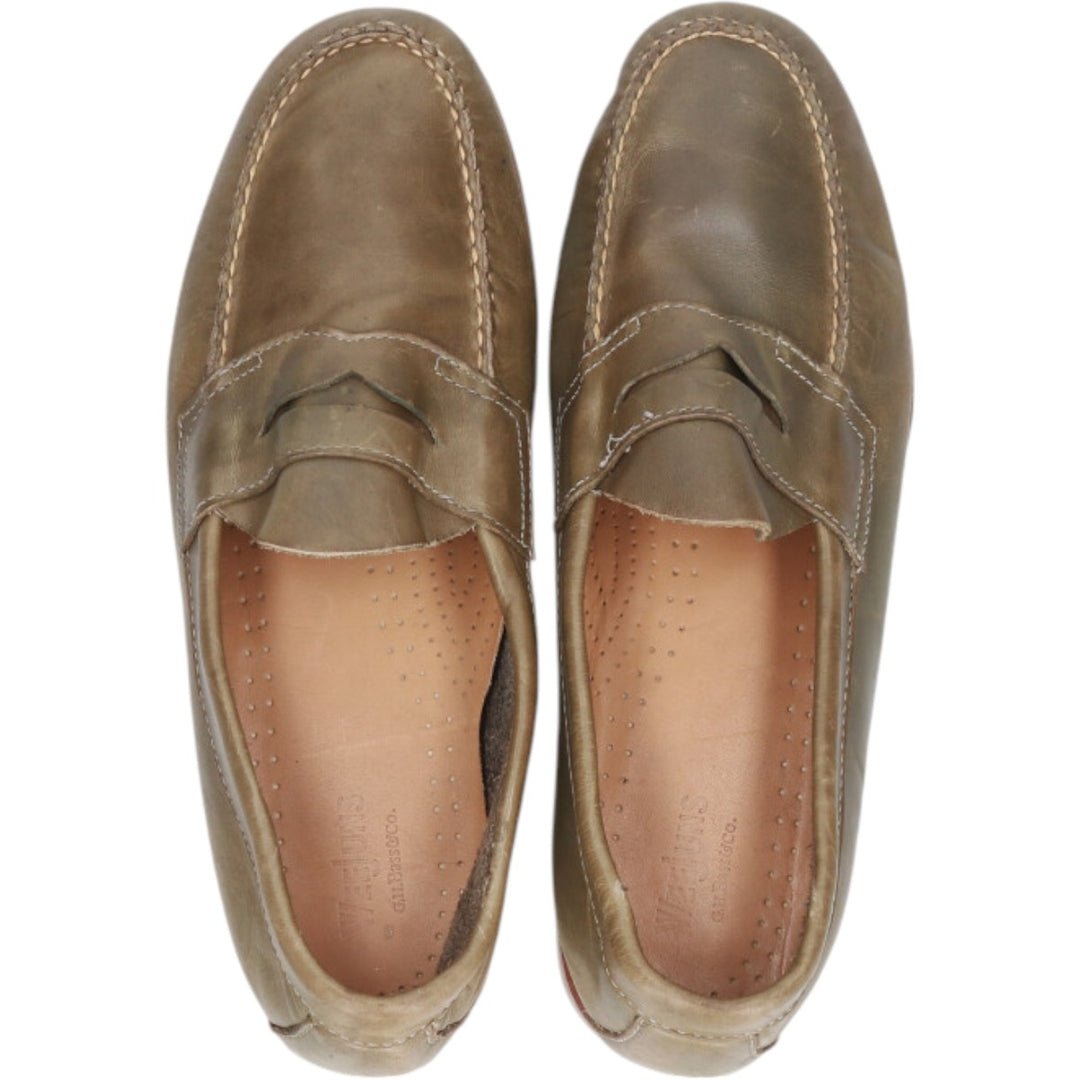 GHBass WEEJUNS coin loafers Men's 26.5cm unclear Khaki type Vintage Second Hand