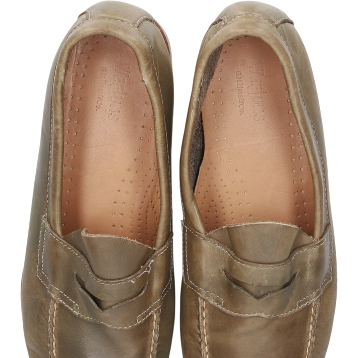 GHBass WEEJUNS coin loafers Men's 26.5cm unclear Khaki type Vintage Second Hand