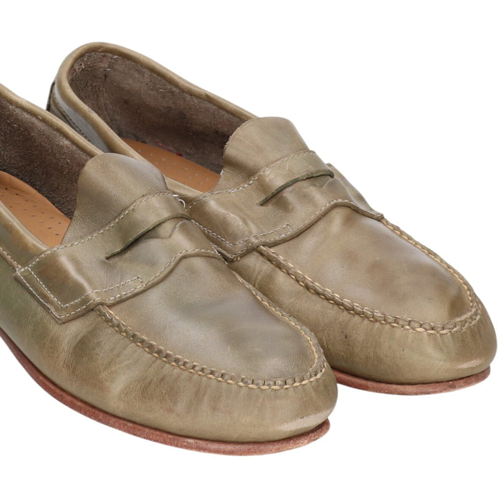 GHBass WEEJUNS coin loafers Men's 26.5cm unclear Khaki type Vintage Second Hand