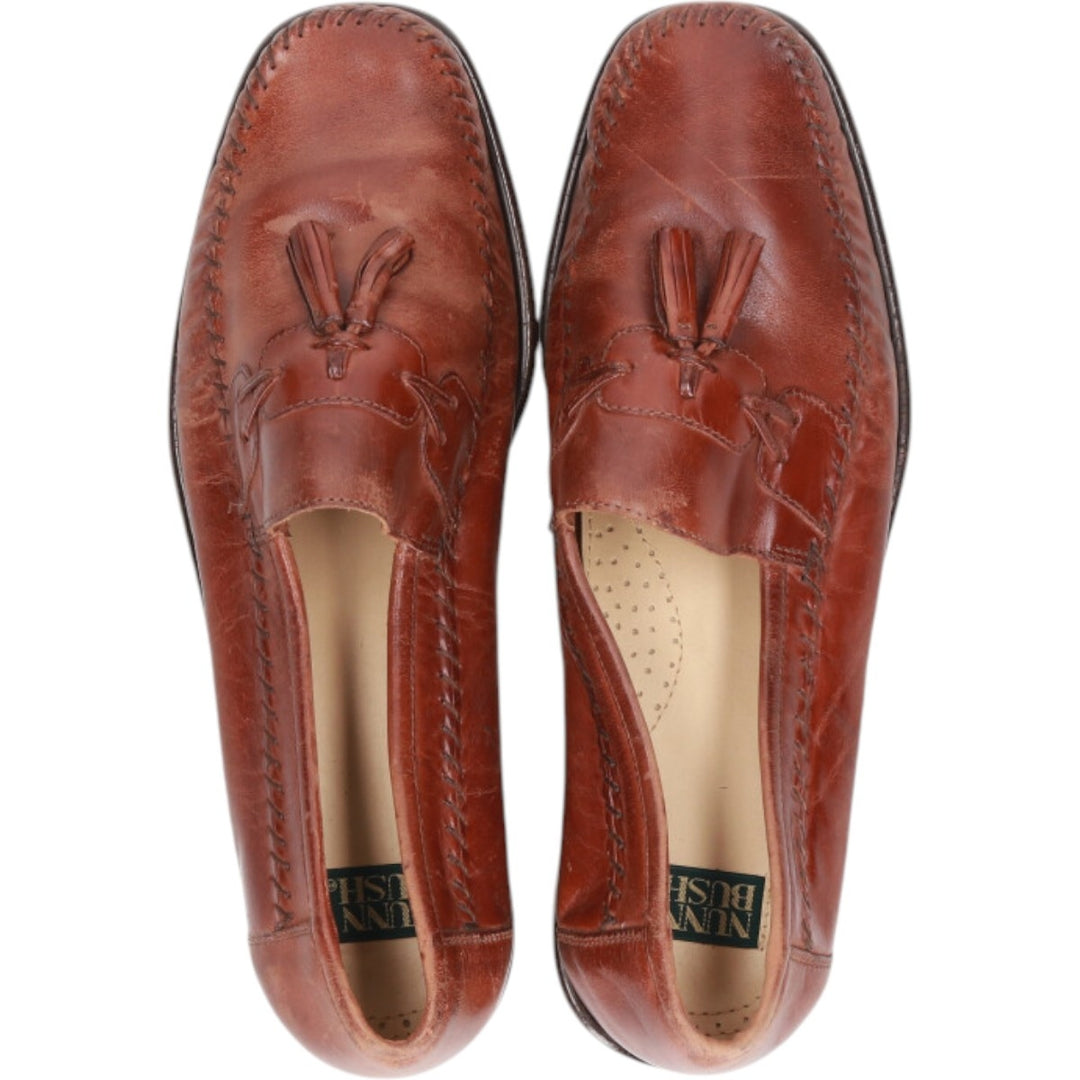 Nunn Bush Tassel Loafers 10M Men's 28.0cm genuine leather brown type Vintage Second Hand