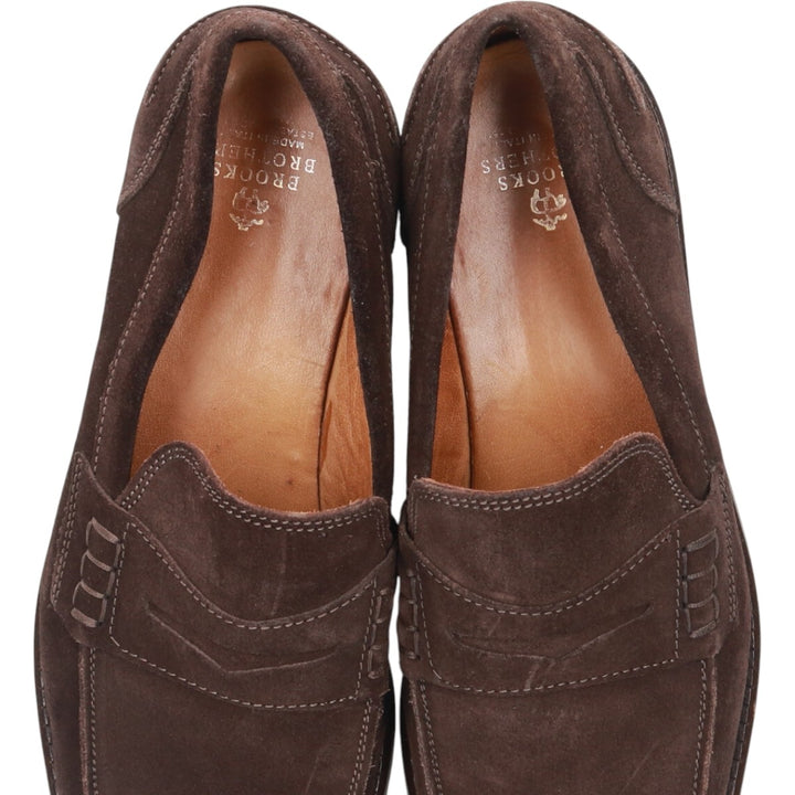 Brooks Brothers penny loafers, made in Italy, size 9 1/2 Men's 27.5cm unclear brown type Vintage Second Hand