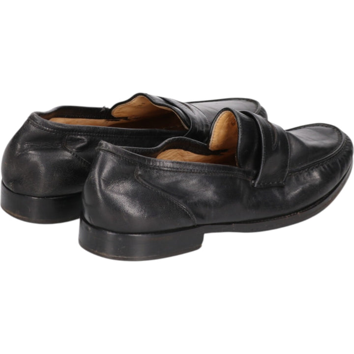 Sioux coin loafers, made in Germany, size 8 Men's 27.0cm genuine leather black type Vintage Second Hand