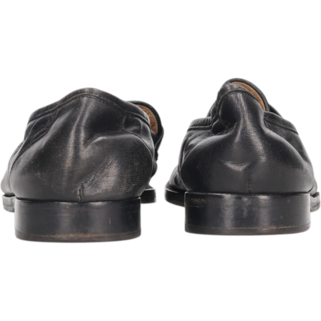 Sioux coin loafers, made in Germany, size 8 Men's 27.0cm genuine leather black type Vintage Second Hand
