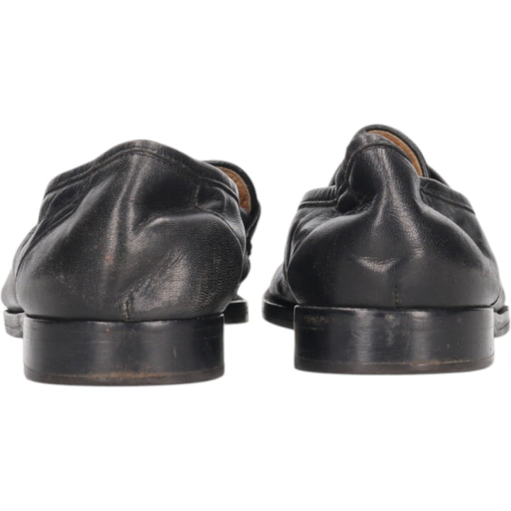 Sioux coin loafers, made in Germany, size 8 Men's 27.0cm genuine leather black type Vintage Second Hand