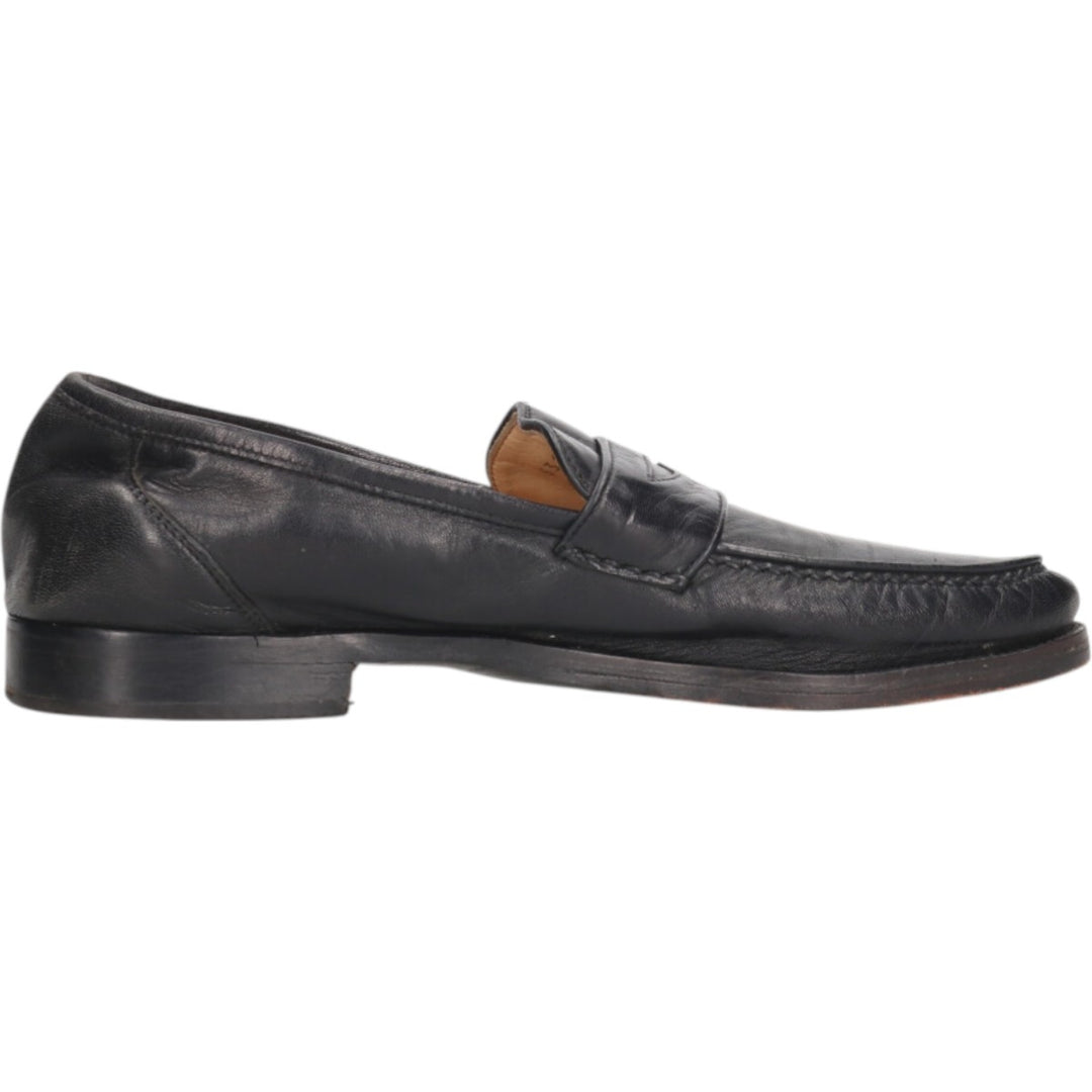 Sioux coin loafers, made in Germany, size 8 Men's 27.0cm genuine leather black type Vintage Second Hand